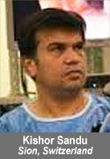 Kishor Sandu, Sion, Switzerland